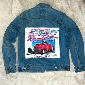Handmade Denim Collab Repurposed Roadster Bonneville Jacket